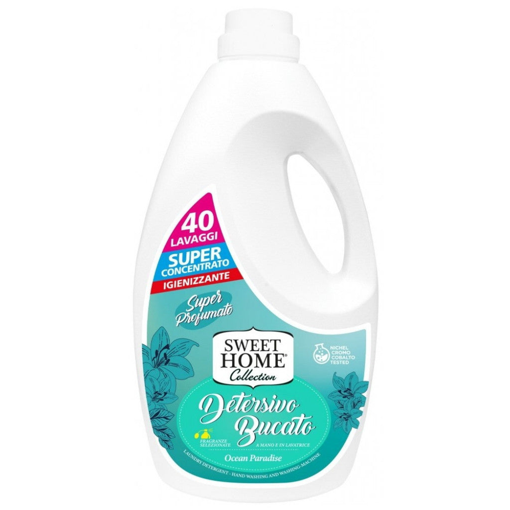 Sweet Home Detersivo Liquido Per Bucato - 40 Lavaggi - 2 Litri - Ocean Paradise - I negozi del sottocosto