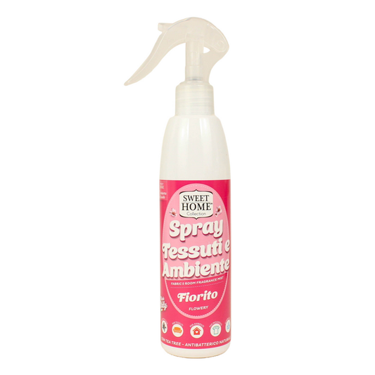 SWEET HOME PROFUMA TESSUTI e AMBIENTE IGIENIZZANTE FIORITO TRIGGER 250 ML