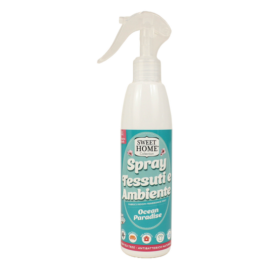 SWEET HOME PROFUMA TESSUTI e AMBIENTE CON ANTIBATTERICO NATURALE OCEAN PARADISE TRIGGER 250 ML