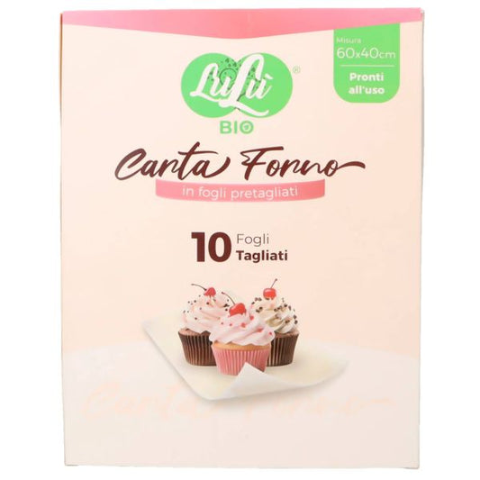 LULU CARTA FORNO 10 FOGLI PRETAGLIATI 60X40CM