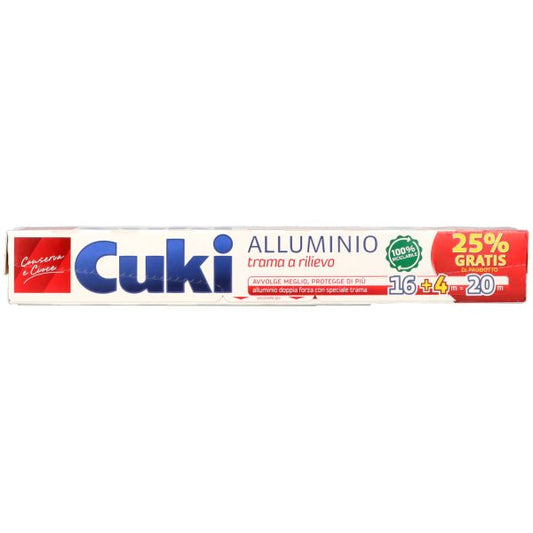 CUKI CARTA ALLUMINIO 16MT