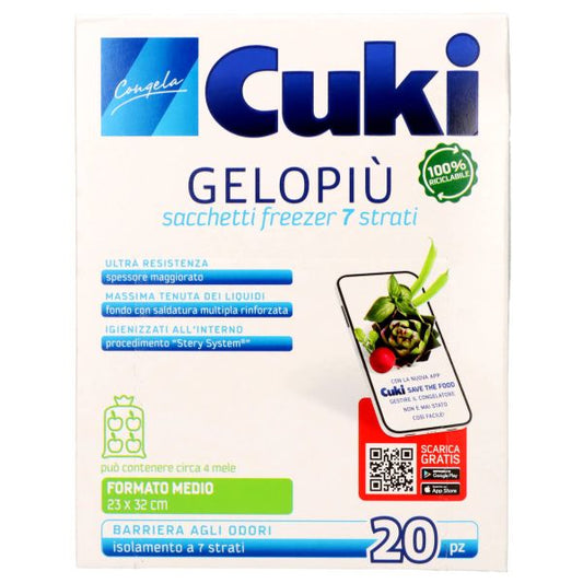 CUKI SACCHETTI GELOPIU MEDI 20PZ