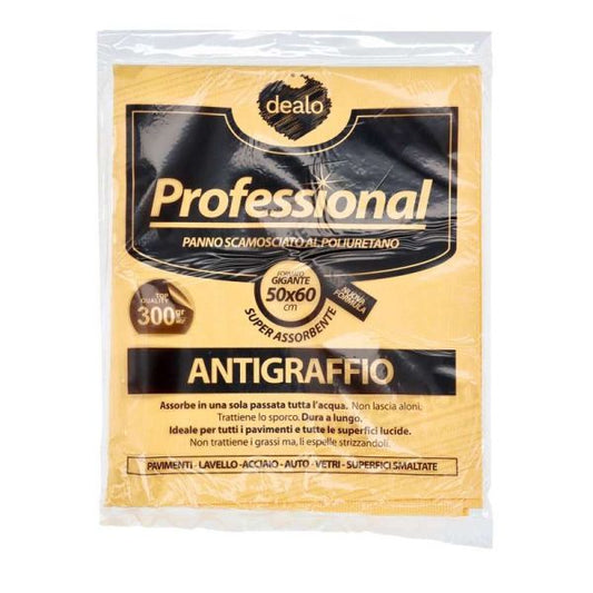 DEALO PANNO SCAMOSCIATO PROFESSIONAL ANTIGRAFFIO 50x60