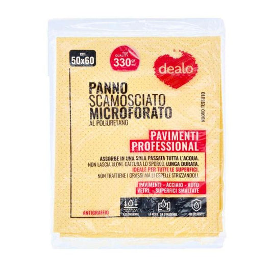 DEALO PANNO SCAMOSCIATO MICROFORATO PAVIMENTI 50X60