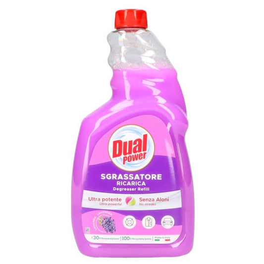 DUAL POWER SGRASSATORE RICARICA 750ML LAVANDA