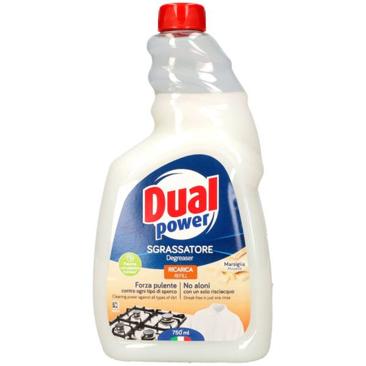 DUAL POWER SGRASSATORE RICARICA 750ML MARSIGLIA