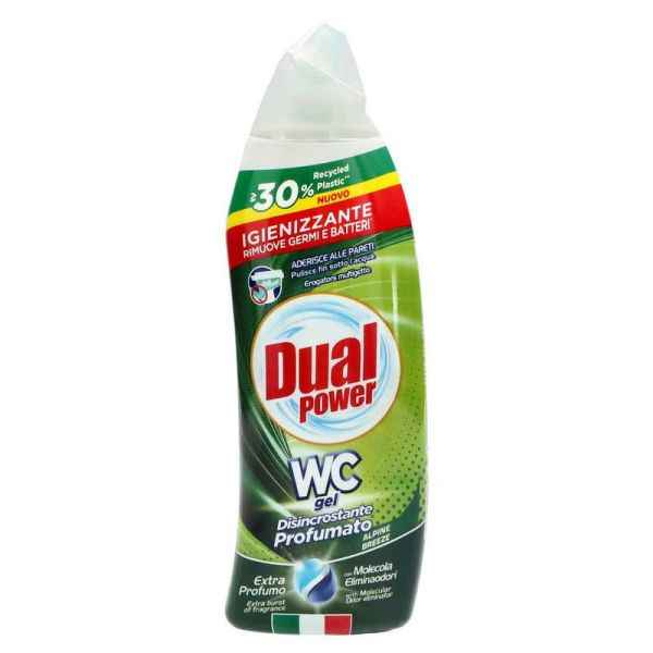 Dual Power WC Gel Disincrostante 700ML Detersivo bagno e wc DUAL POWER