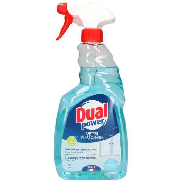 Dual Power Spray 750ML Detersivo vetri DUAL POWER