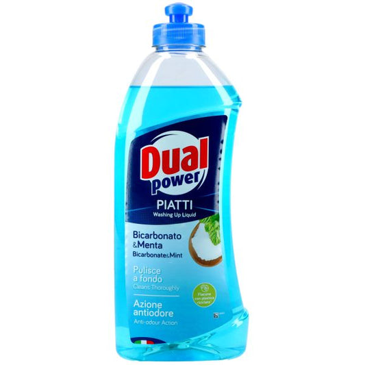 DUAL POWER LAVAPIATTI BICARBONATO E MENTA 1LT
