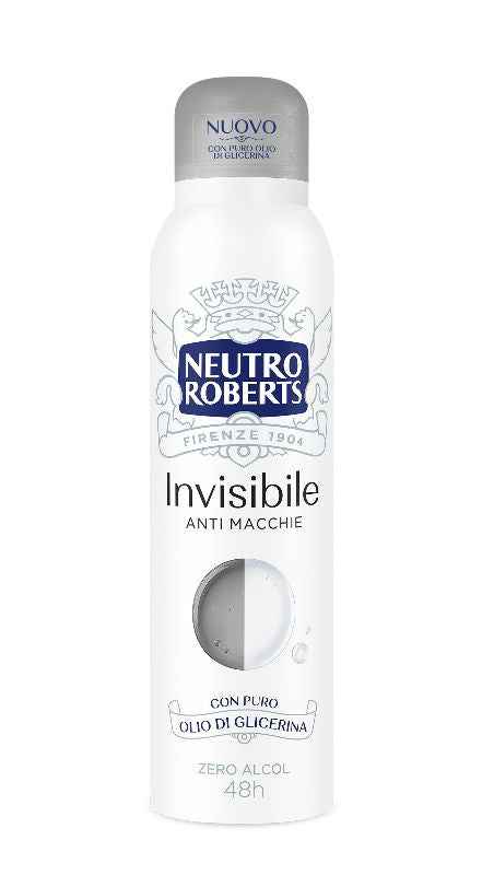 Neutro Roberts Deodorante Spray Invisibile Anti Macchie 150ml