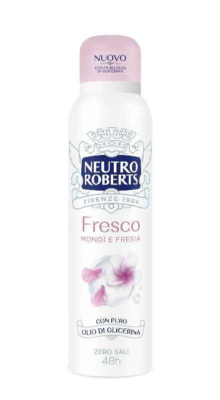 Neutro Roberts Deodorante Spray Fresco Monoi e Fresia 150ml