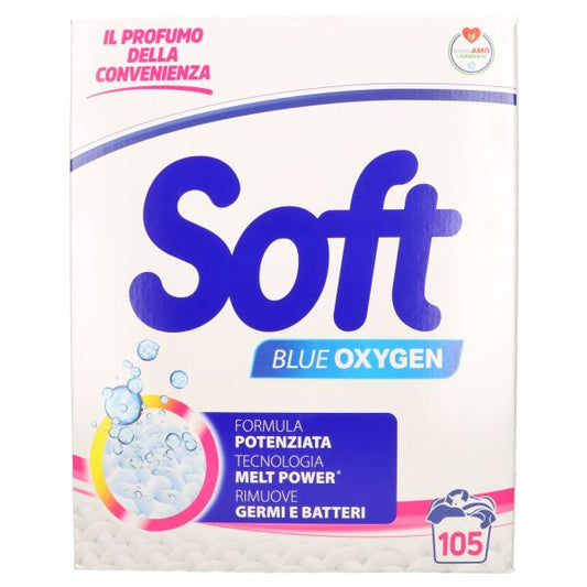 SOFT DETERSIVO IN POLVERE 105 LAVAGGI BLUE OXYGEN