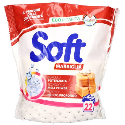 SOFT DETERSIVO IN POLVERE 22 LAVAGGI MARSIGLIA