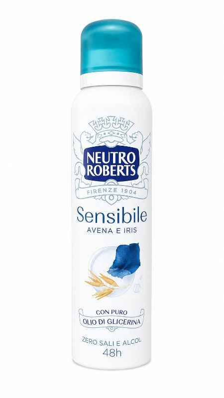 Neutro Roberts Deodorante Spray Sensibile Avena e Iris 150ml