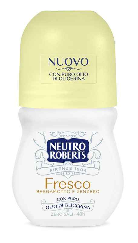 Neutro Roberts Deodorante Roll-On Fresco Bergamotto e Zenzero 50ml