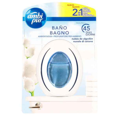 Ambi Pur Profumatore Bagno Nuvole di Cotone 45 Giorni DIFFUSORI AMBIPUR