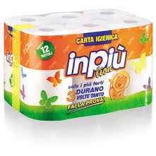 Inpiù Carta Igienica 12 Rotoli CARTA IGIENICA CORONA