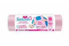 Dealo Sacchi Pattumiera Profumati Fiori 52x70cm 15pz con Manici Sacchi Pattumiera DEALO