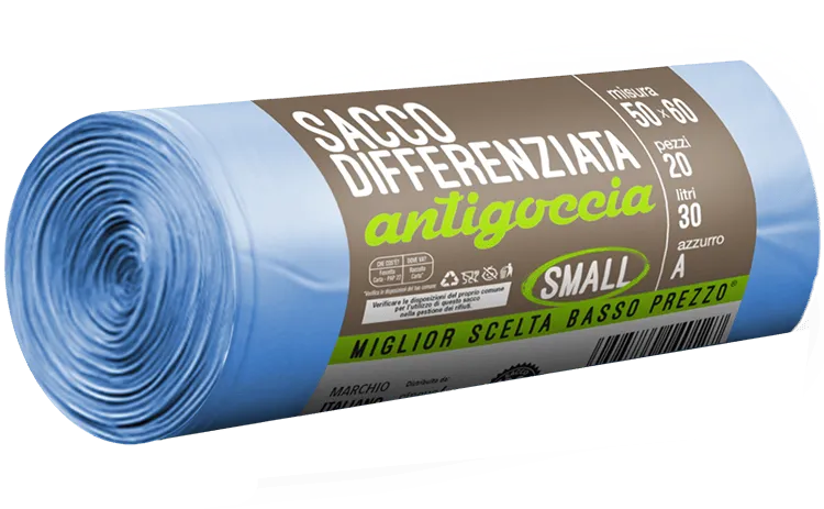 Doli's Sacchi Spazzatura Piccoli Antigoccia 50x60 Sacchi Pattumiera DOLI'S