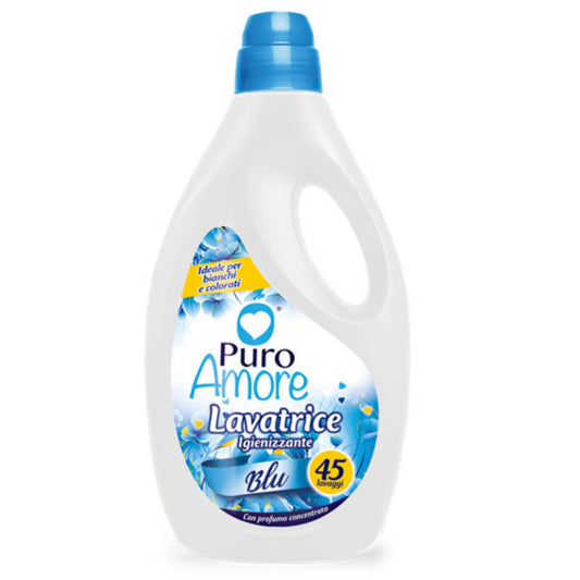 PURO AMORE DETERSIVO LAVATRICE 45 LAVAGGI BLU