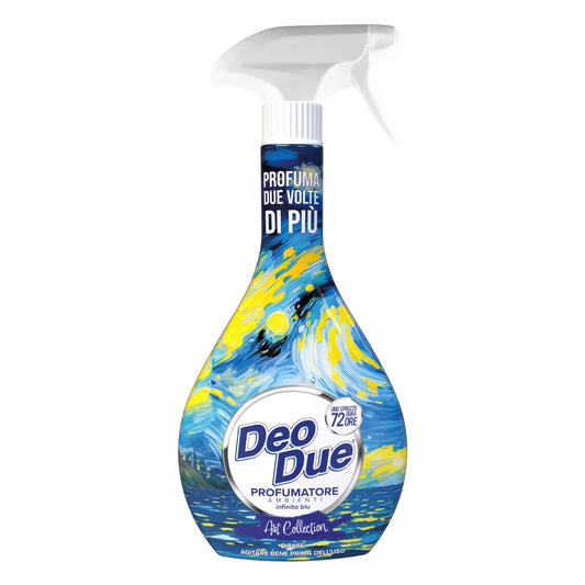DEO DUE PROFUMATORE AMBIENTE SPRAY 600ML ART COLLECTION INFINITO BLU