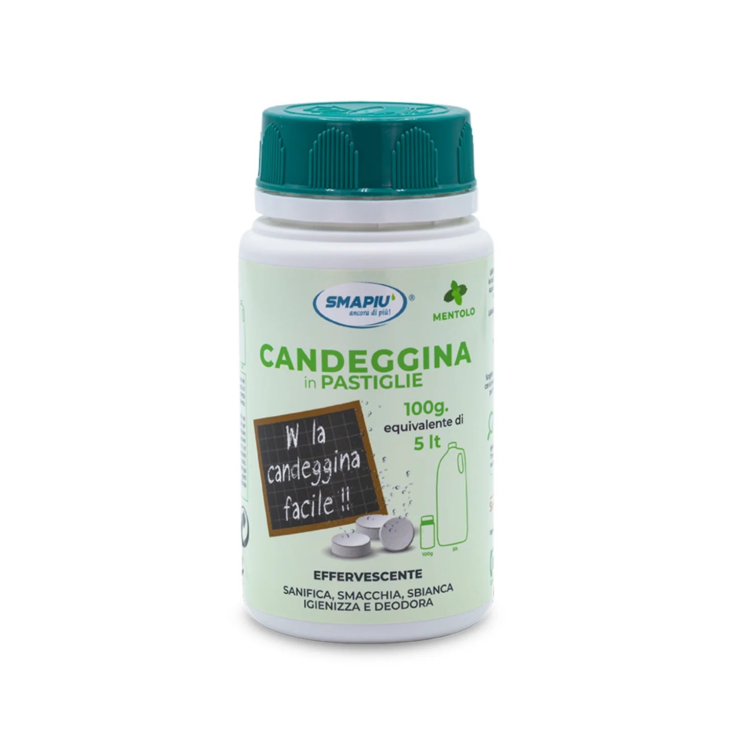 SMAPIU CANDEGGINA IN PASTIGLIE 100G MENTOLO