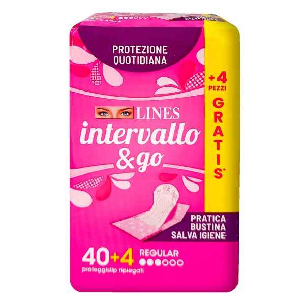Lines Proteggi Slip Intervallo&Go 40+4 pz Proteggi slip LINES