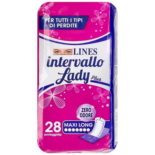 LINES PROTEGGI SLIP INTERVALLO MAXI LONG 28PZ