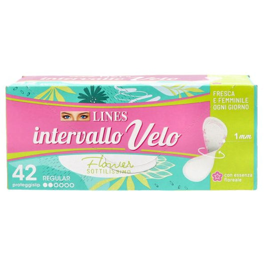 LINES PROTEGGI SLIP INTERVALLO VELO FIORI 42PZ