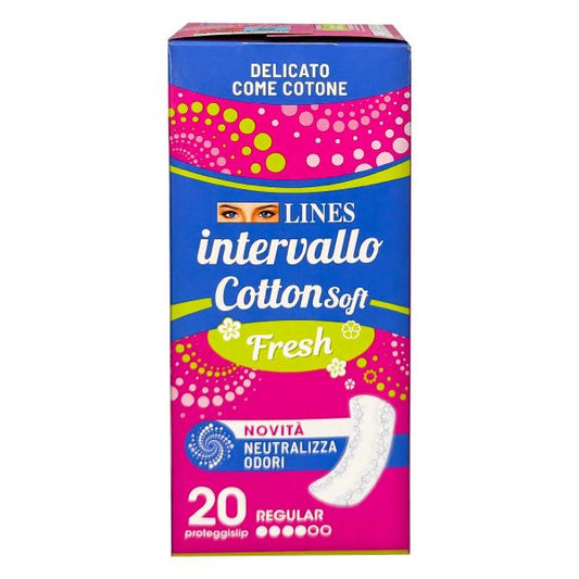 LINES PROTEGGI SLIP INTERVALLO COTTON SOFT 20PZ