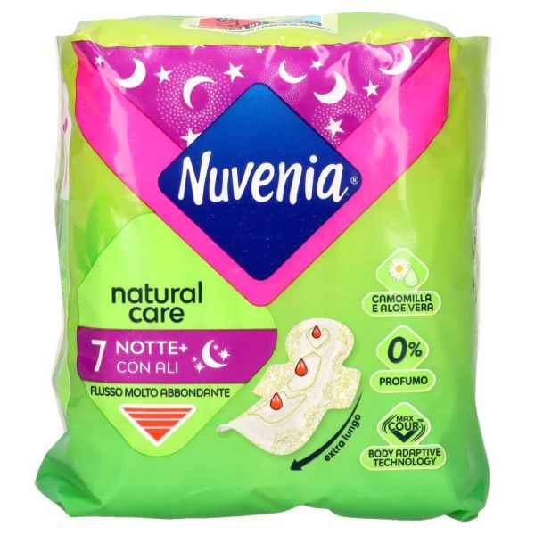 Nuvenia Natural Care Assorbenti Notte Con Ali Assorbenti NUVENIA