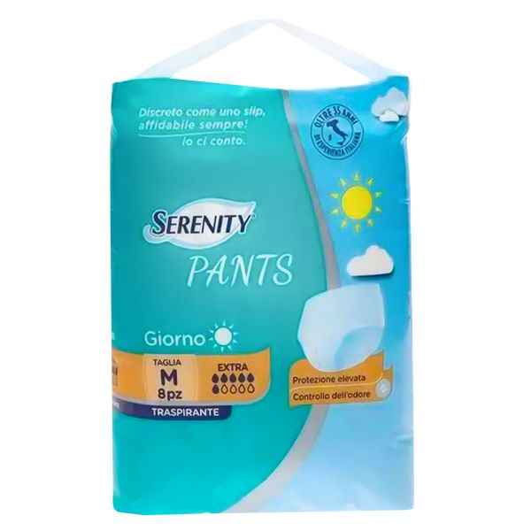 Pannolini Traspiranti Serenity Taglia M Incontinenza SERENITY