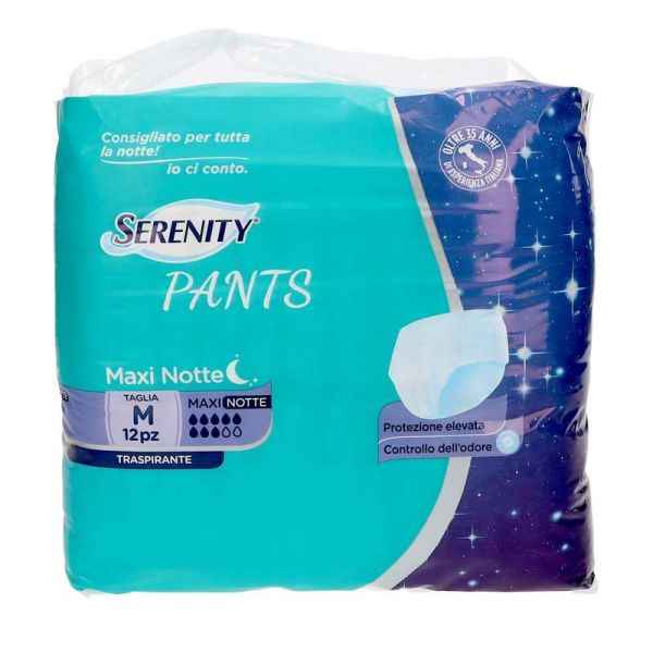 Serenity Pantaloni per Incontinenza Notte Incontinenza SERENITY