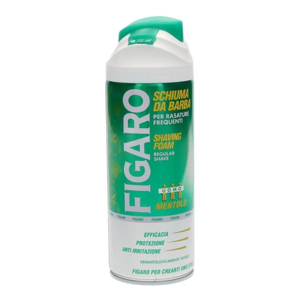 Schiuma da Barba al Mentolo Figaro 400ml Schiuma e Gel barba FIGARO