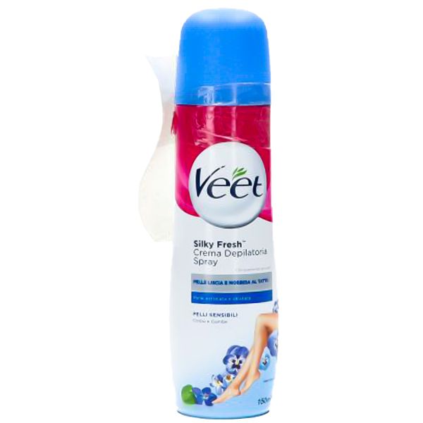 Veet Crema Depilatoria Spray Pelli Sensibili Creme e strisce depilatorie VEET