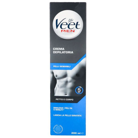 VEET MEN CREMA DEPILATORIA PETTO E CORPO UOMO 200ML