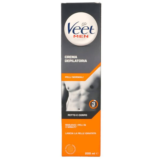 VEET MEN CREMA DEPILATORIA PETTO E CORPO UOMO 200ML