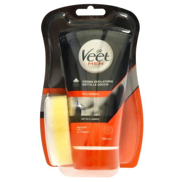 Veet Crema Depilatoria Uomo Sotto la Doccia 150ml Creme e strisce depilatorie VEET