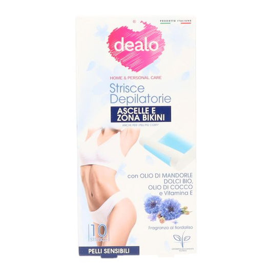 DEALO STRISCE DEPILATORIE ASCELLE E BIKINI 10PZ