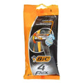 Bic Flex4 Rasoio Usa e Getta 4pz Rasoi e Lamette BIC