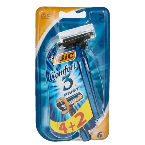 Bic Comfort 3 Rasoio Usa e Getta 6pz Rasoi e Lamette BIC