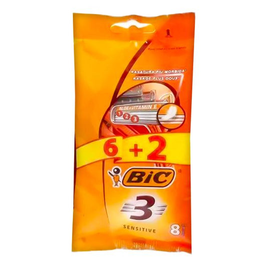 BIC RASOIO TRILAMA SENSITIVE 8PZ