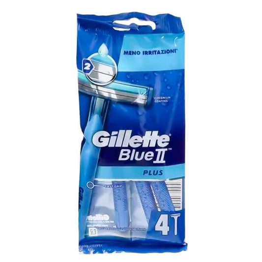 GILLETTE RASOIO BLUE II RADI E GETTA 4PZ