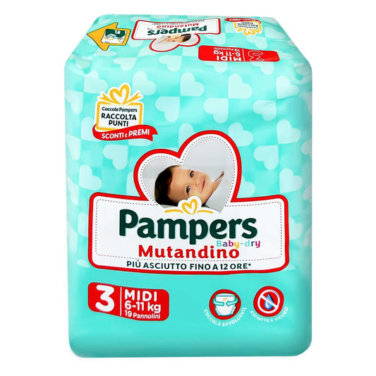 PAMPERS BABY DRY PANNOLINI MUTANDINO