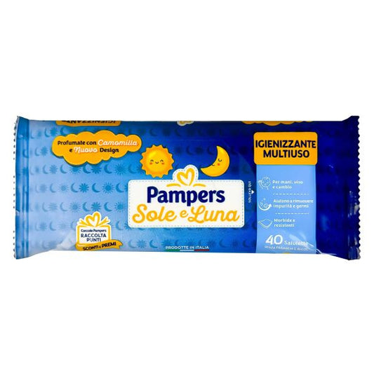 PAMPERS SOLE E LUNA SALVIETTE IGIENIZZANTI 40PZ