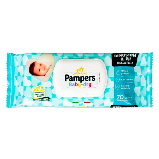 PAMPERS BABY DRY SALVIETTE IGIENIZZANTI 40PZ