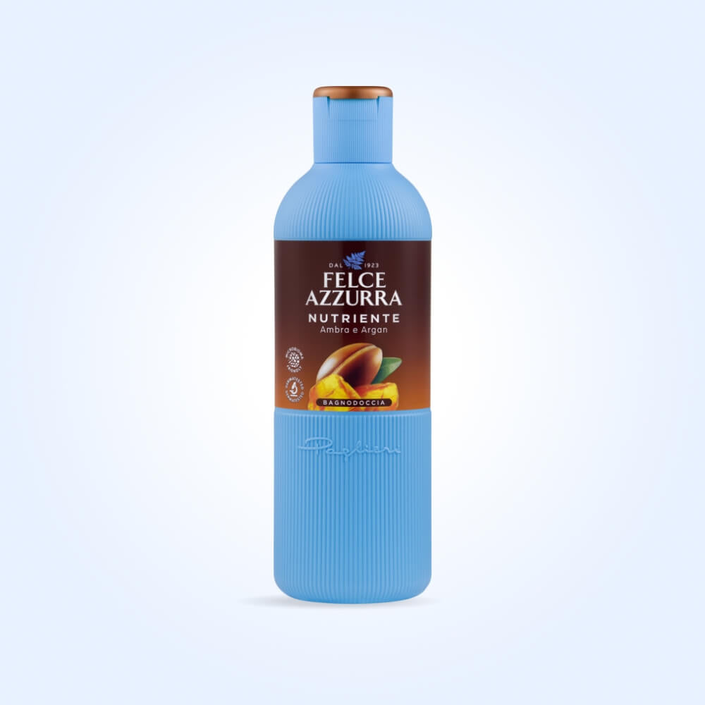 Gel de ducha Felce Azzurra Ámbar y Argán 650 ml