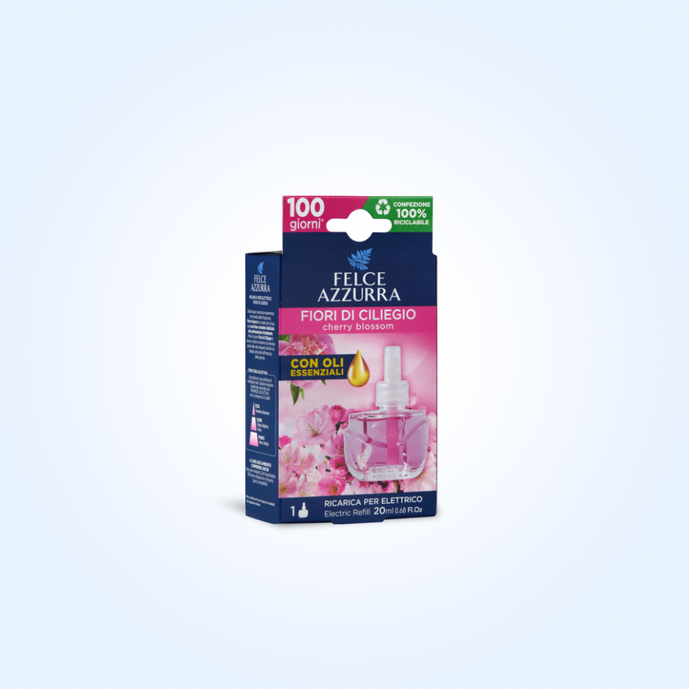 Felce Azzurra Ricarica Diffusore Elettrico Fiori di Ciliegio e Peonia