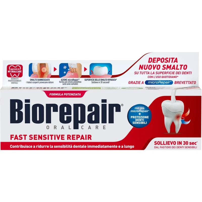 Biorepair Dentifricio Fast Sensitive Denti Sensibili