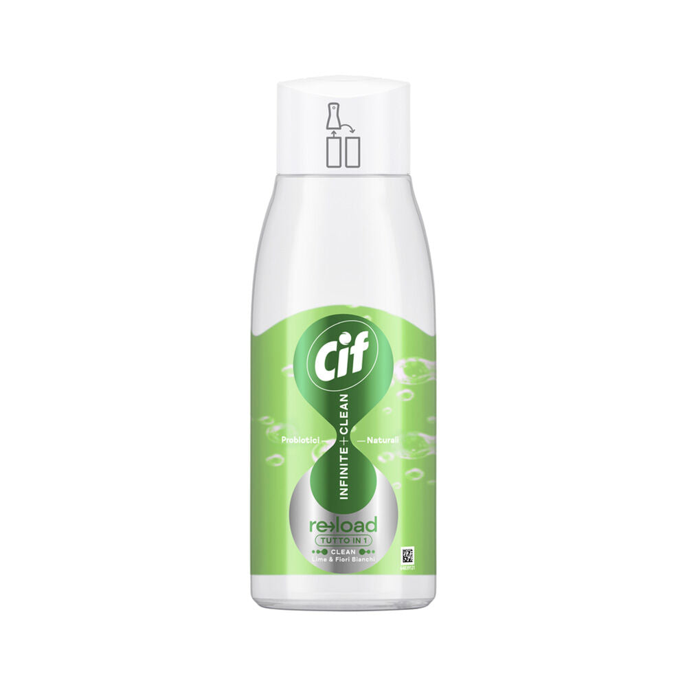 Cif Infinite Clean Ricarica Spray Multiuso Lime & Fiori Bianchi590 ml